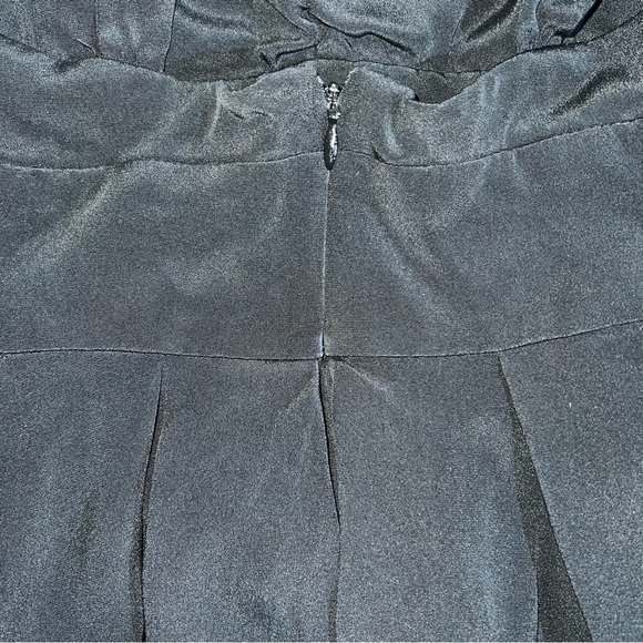 J. Crew Silk Sweetheart A-line 100% Silk Dress Womens Size 4 Black Empire Waist - Picture 9 of 10